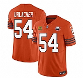 Men & Women & Youth Chicago Bears #54 Brian Urlacher Orange 2023 F.U.S.E. With 4-star C PatchThrowback Limited Jersey,baseball caps,new era cap wholesale,wholesale hats